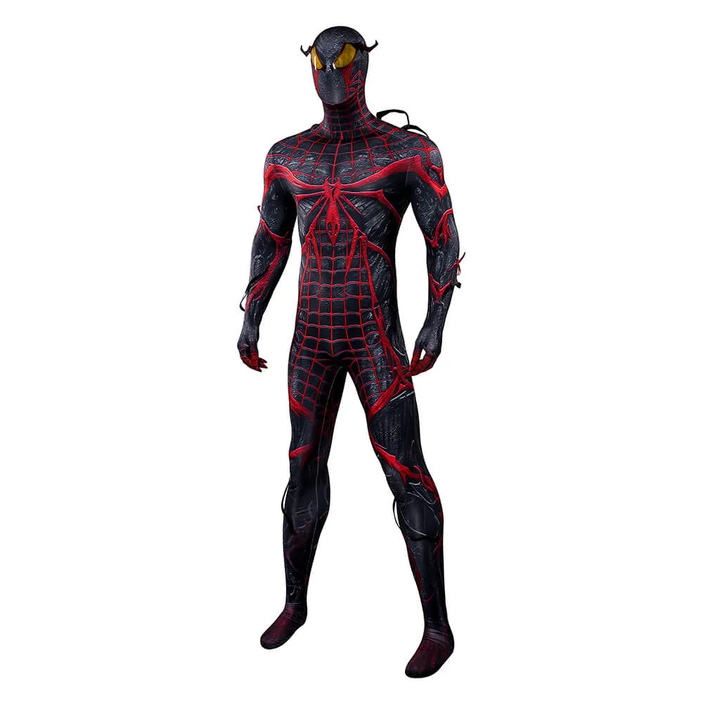 Spider-Man 2 PS5 Mile Morales Absolute Carnage Suit Cosplay Costume Jumpsuit Mask