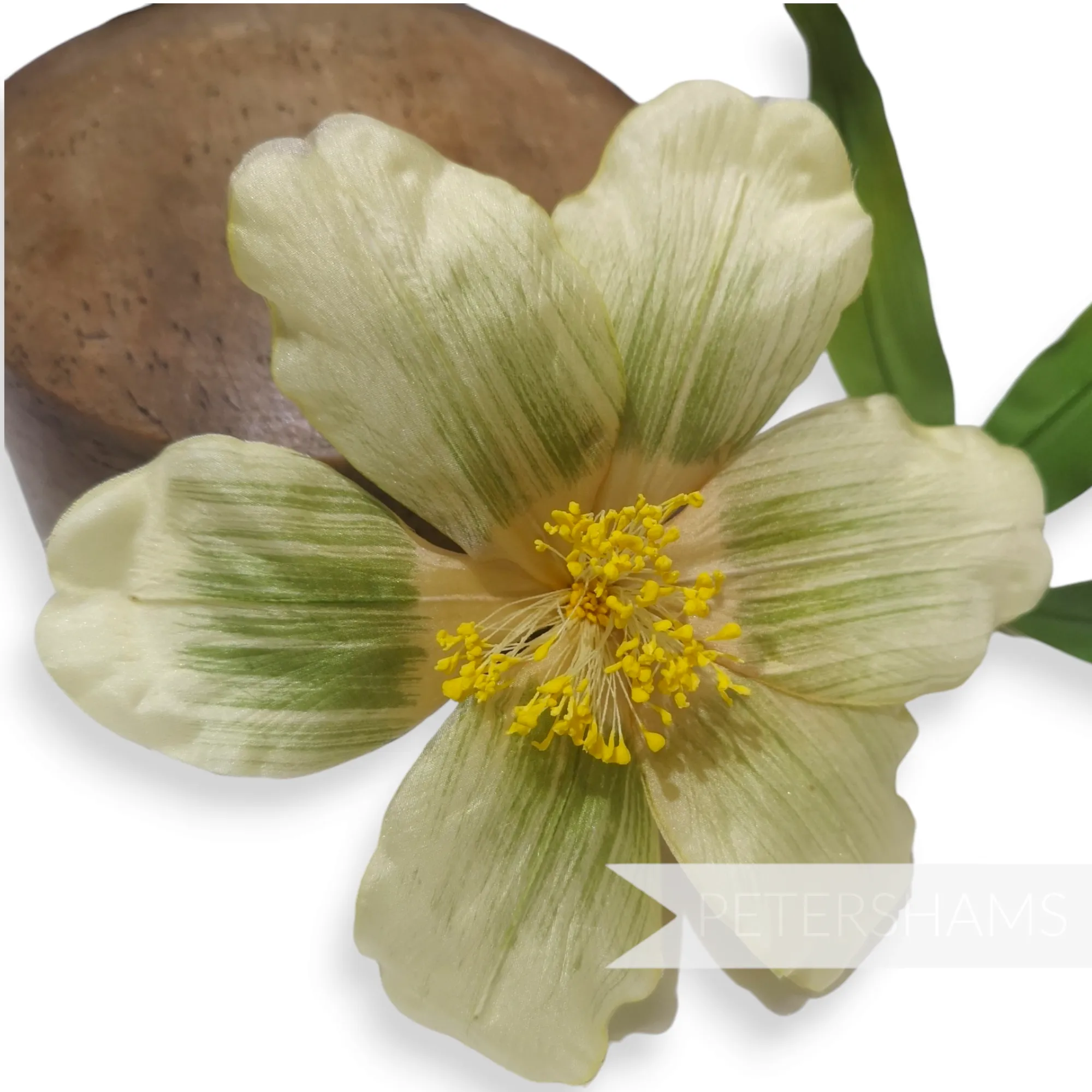 'Stevie' 1950's German Silk Hibiscus Millinery Flower