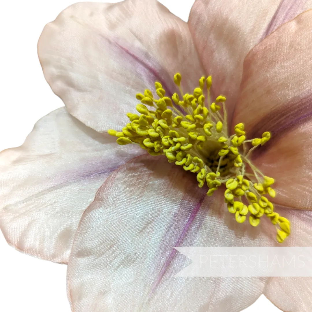 'Stevie' 1950's German Silk Hibiscus Millinery Flower