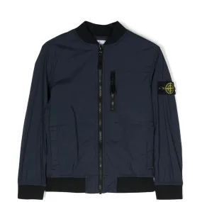 Stone Island Junior Navy Nylon Bomber