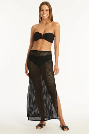 Surf Mesh Long Skirt