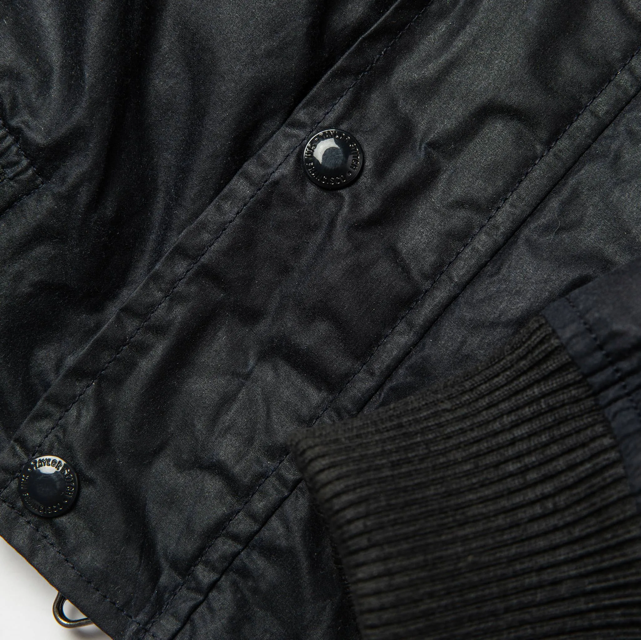 The Bomber Jacket in Waxed Navy