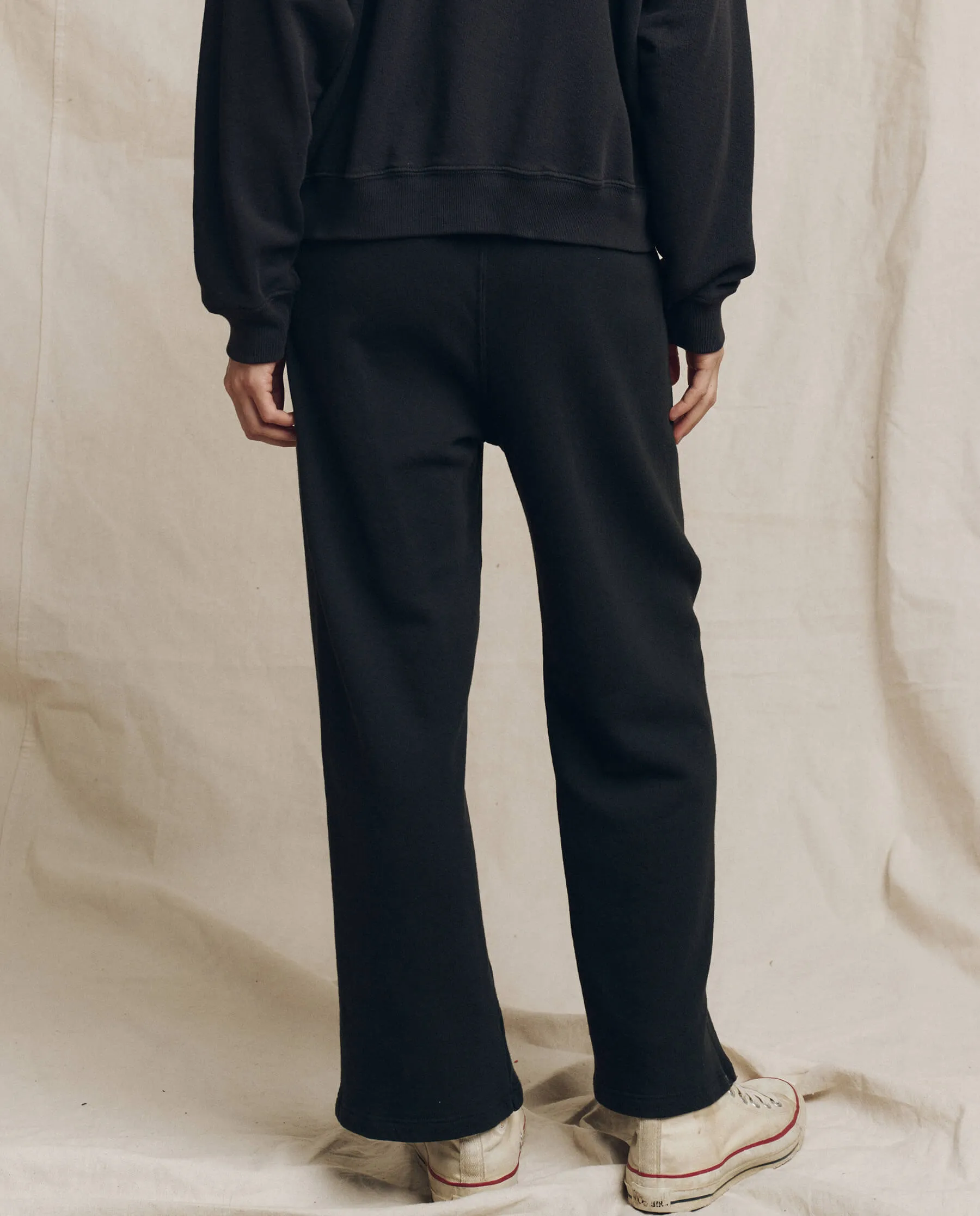 The Lap Sweatpant. Solid -- Almost Black