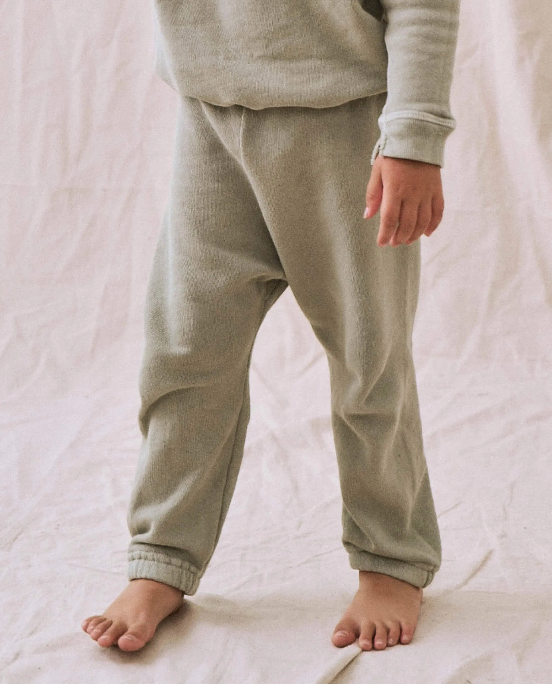 The Little Stadium Sweatpant. Solid -- Seafoam