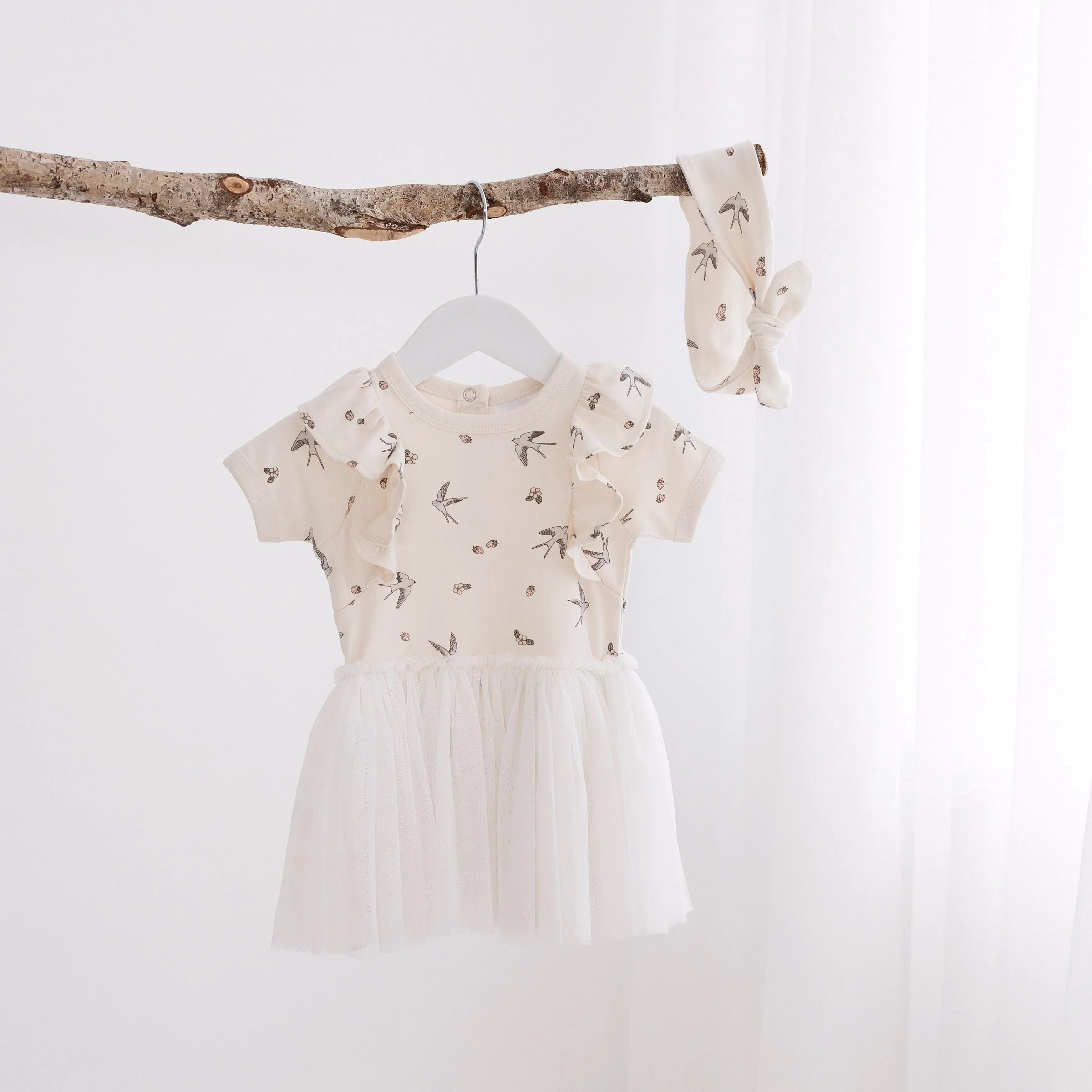 Tutu Dress | Swallow Print