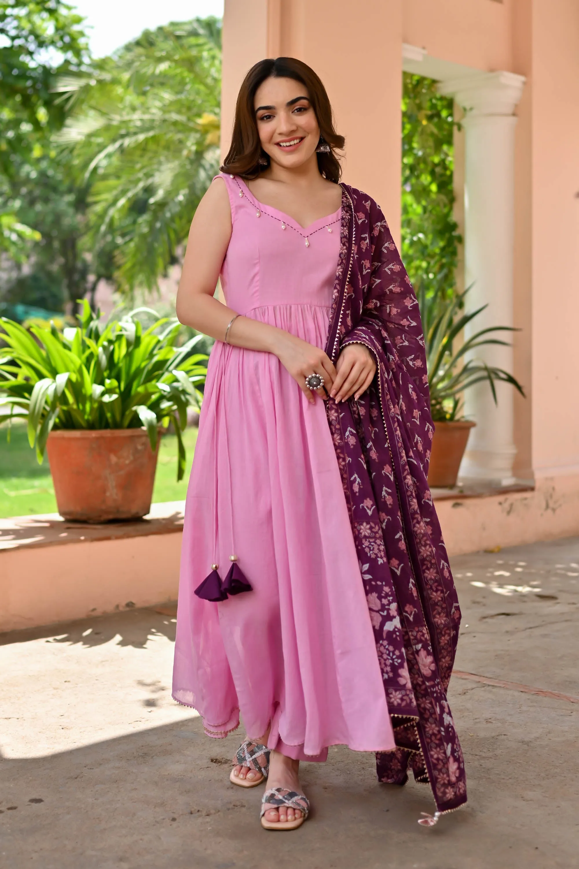 Viha Cotton Suit Set Trio