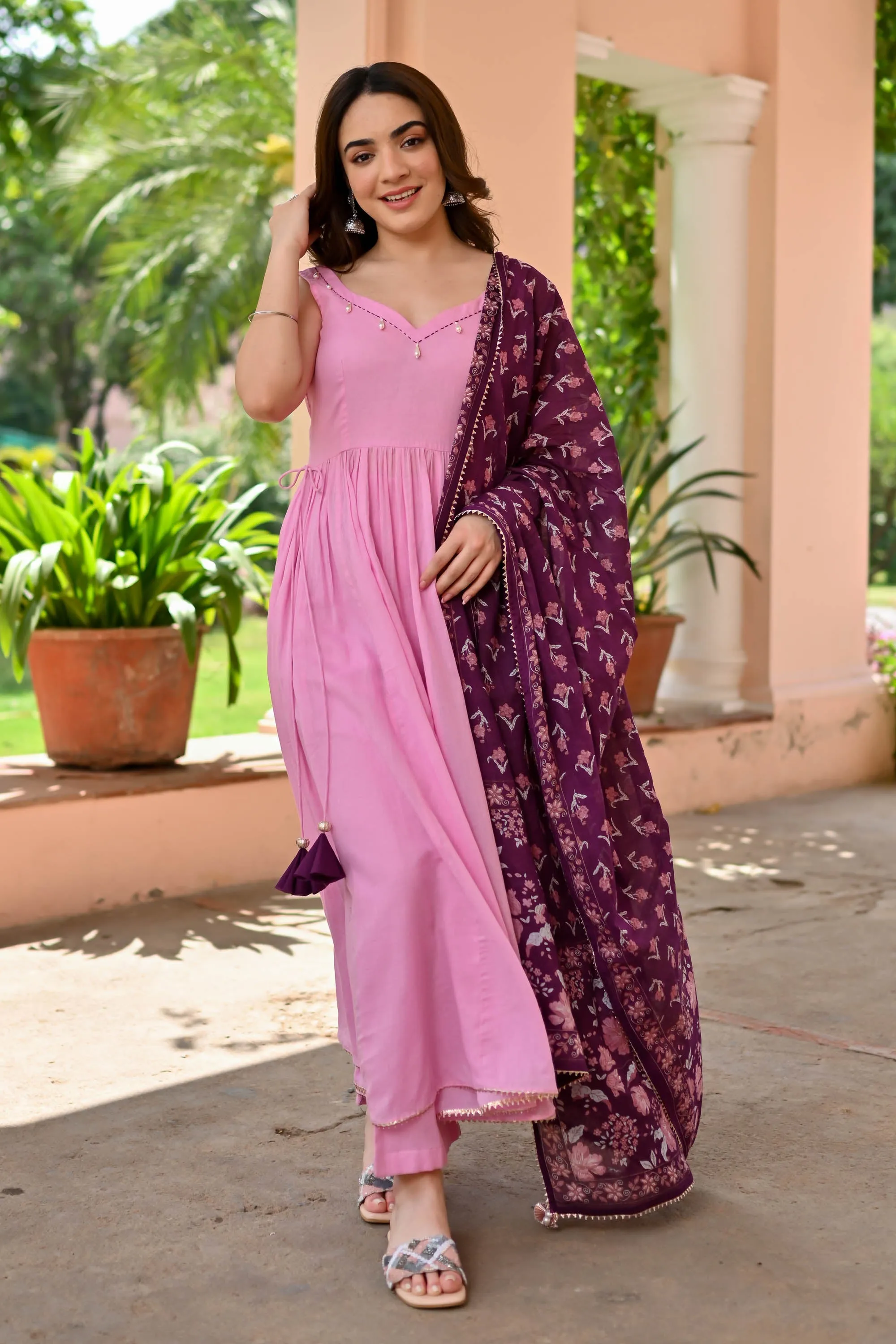 Viha Cotton Suit Set Trio