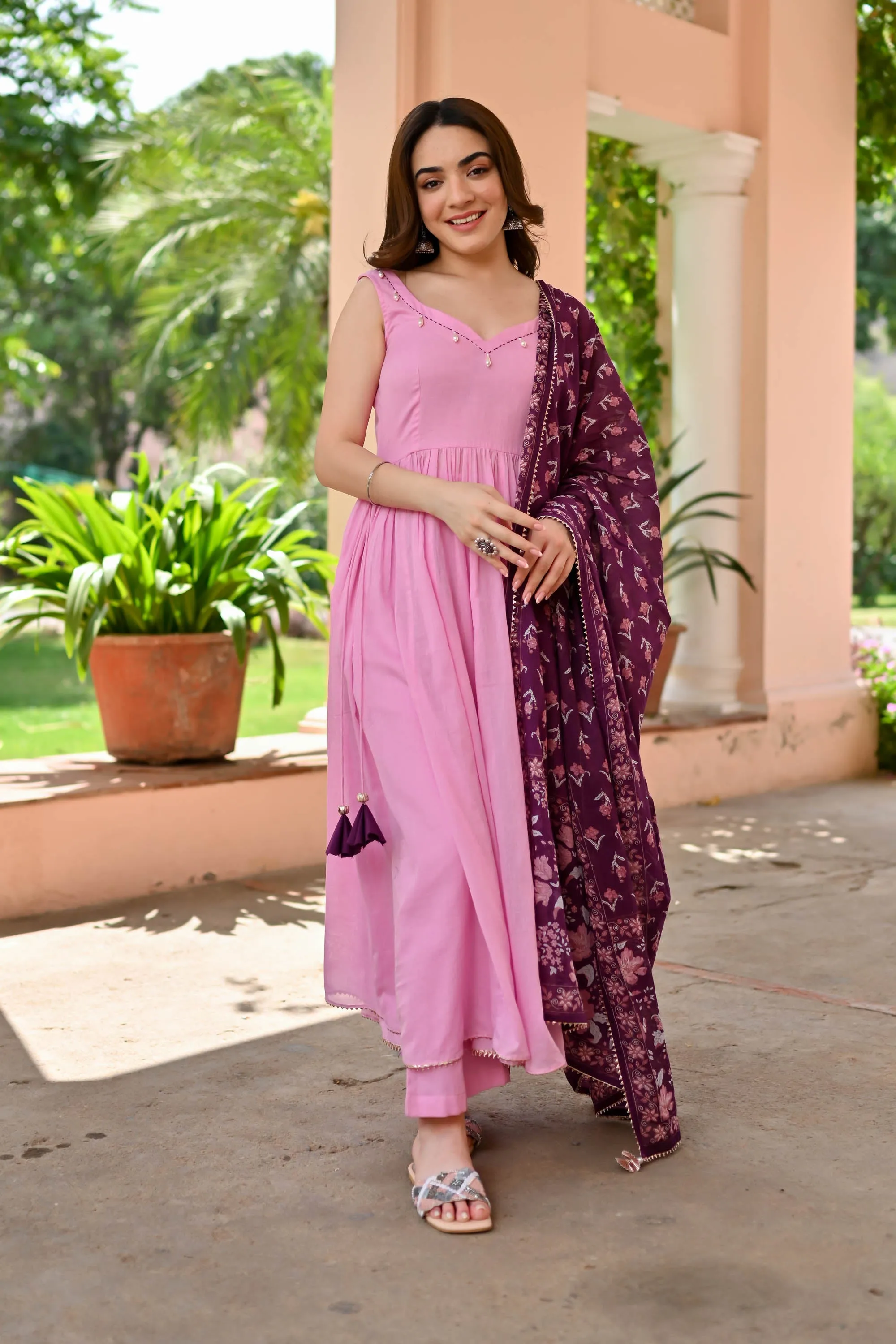 Viha Cotton Suit Set Trio