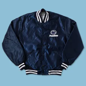 Vintage Penn State Satin Bomber Jacket XLarge