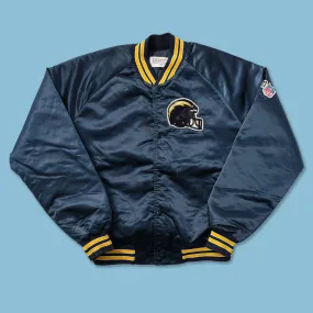 Vintage San Diego Chargers Satin Bomber Jacket XLarge