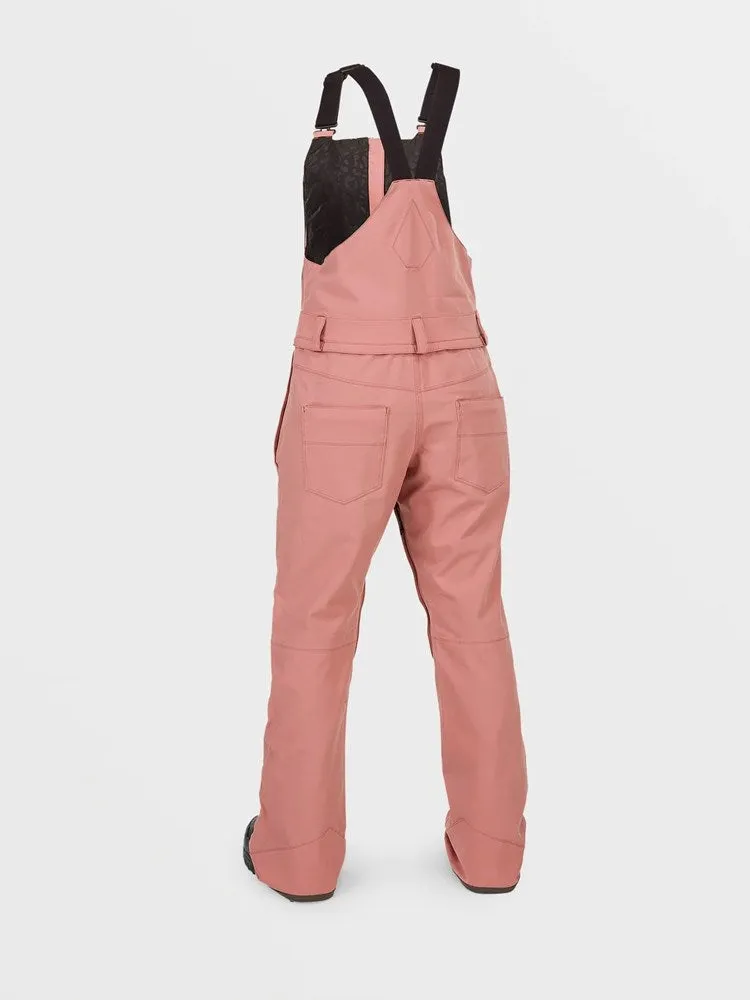 Volcom 2024 Swift Bib Overalls - Earth Pink