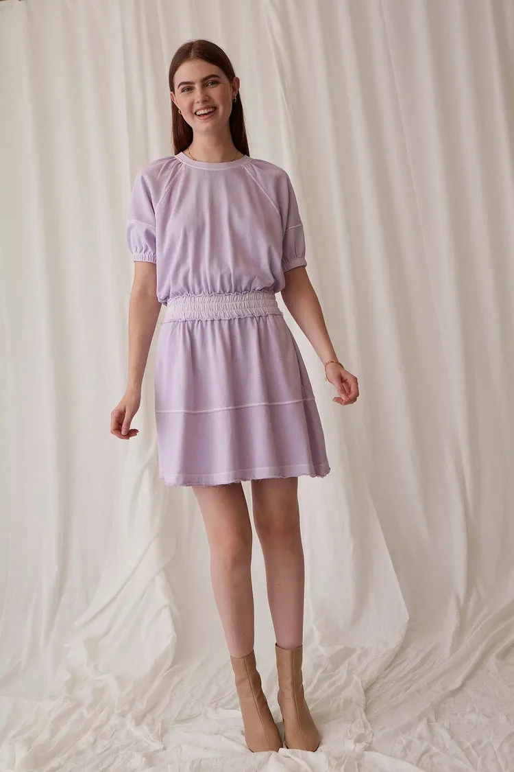 Washed Mari Dress in Nd Purple Heather