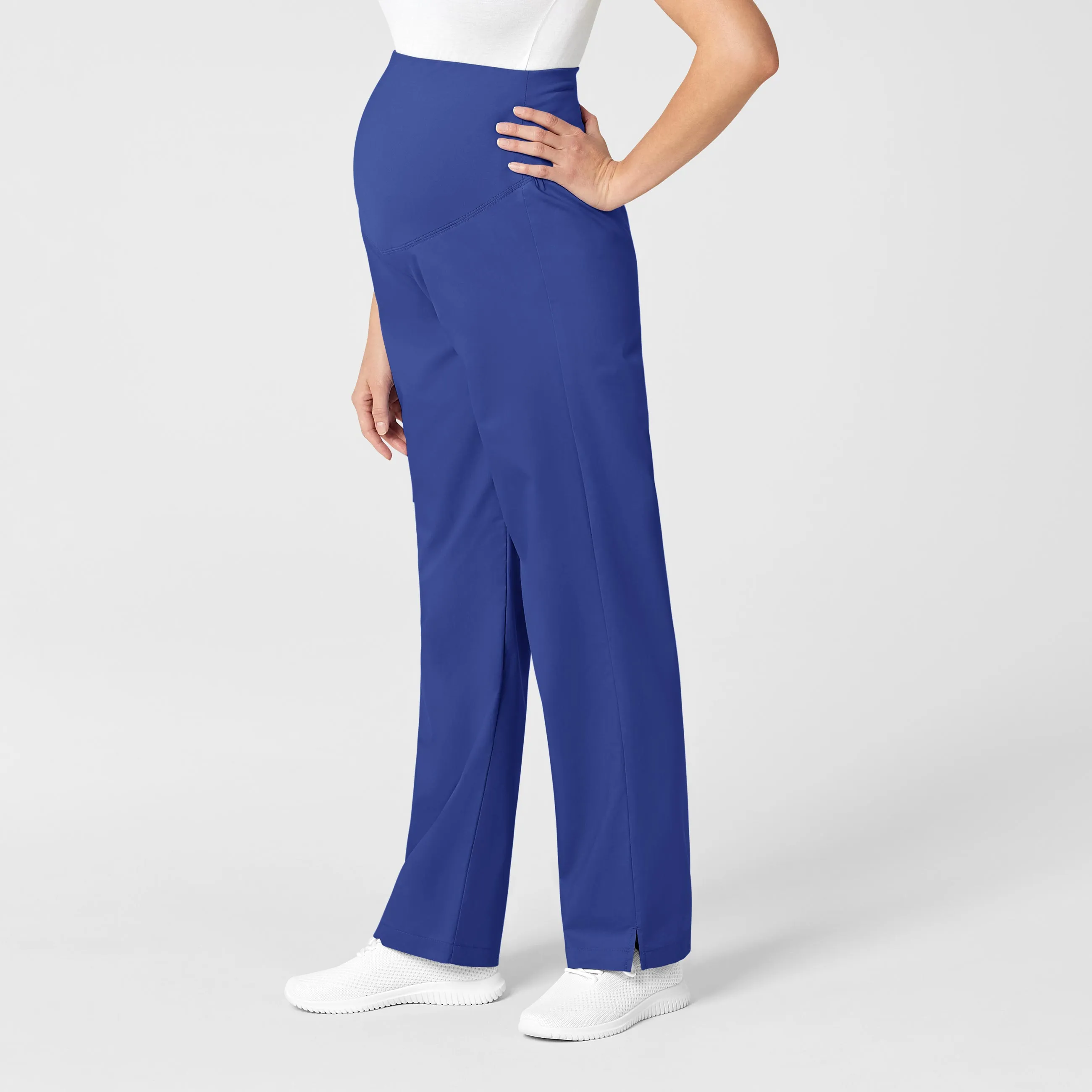 WonderWORK Maternity Cargo Scrub Pant - Galaxy Blue