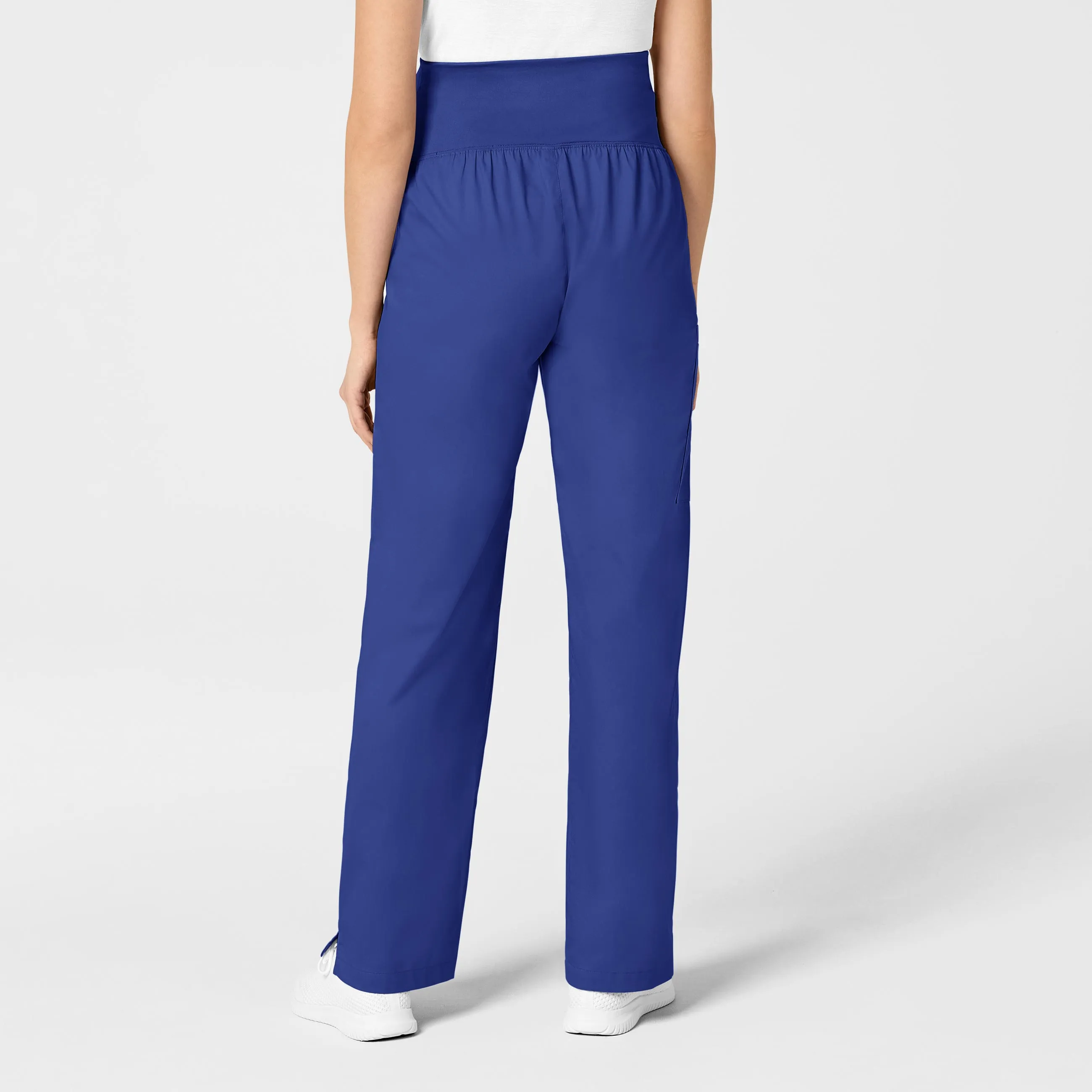 WonderWORK Maternity Cargo Scrub Pant - Galaxy Blue