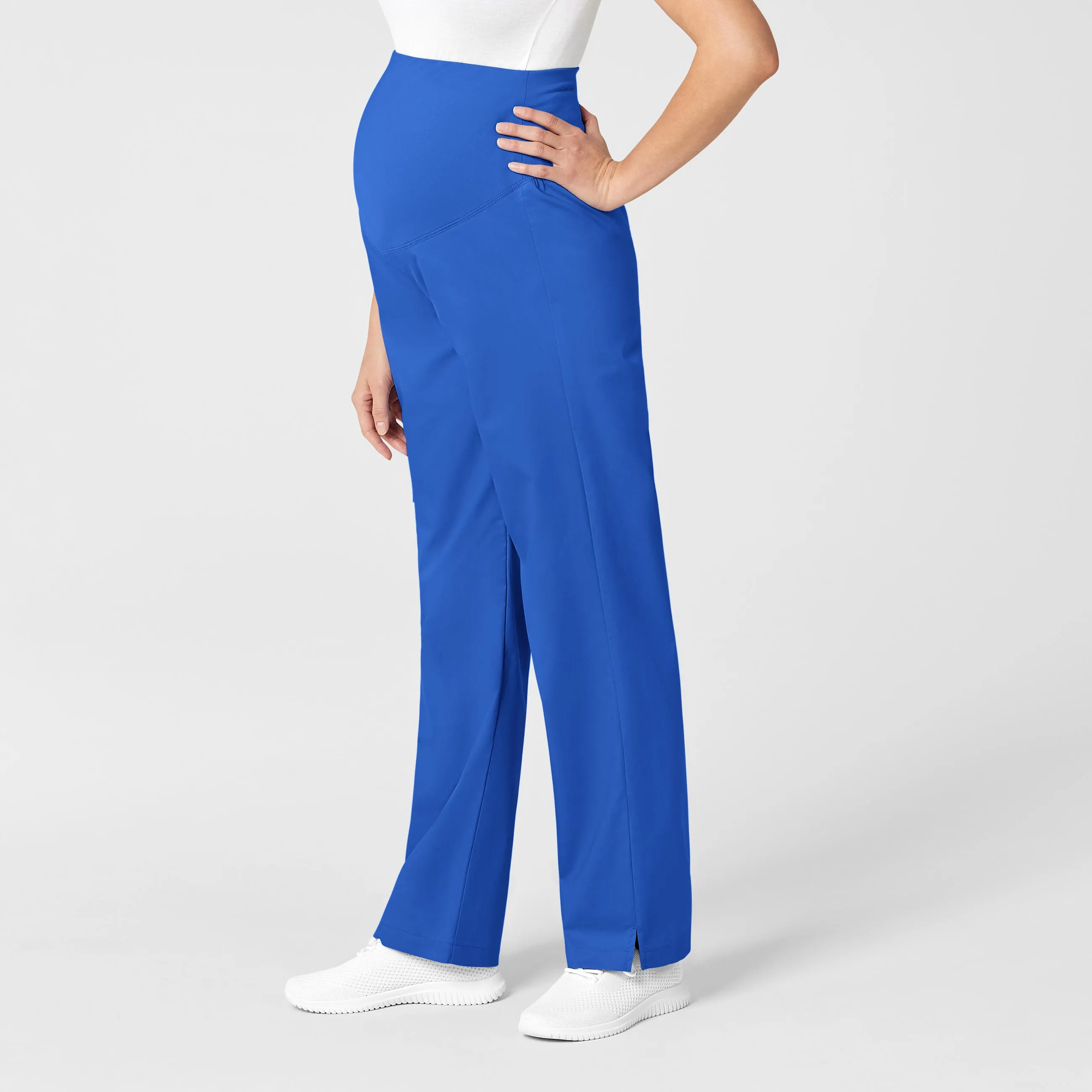 WonderWORK Maternity Cargo Scrub Pant - Royal