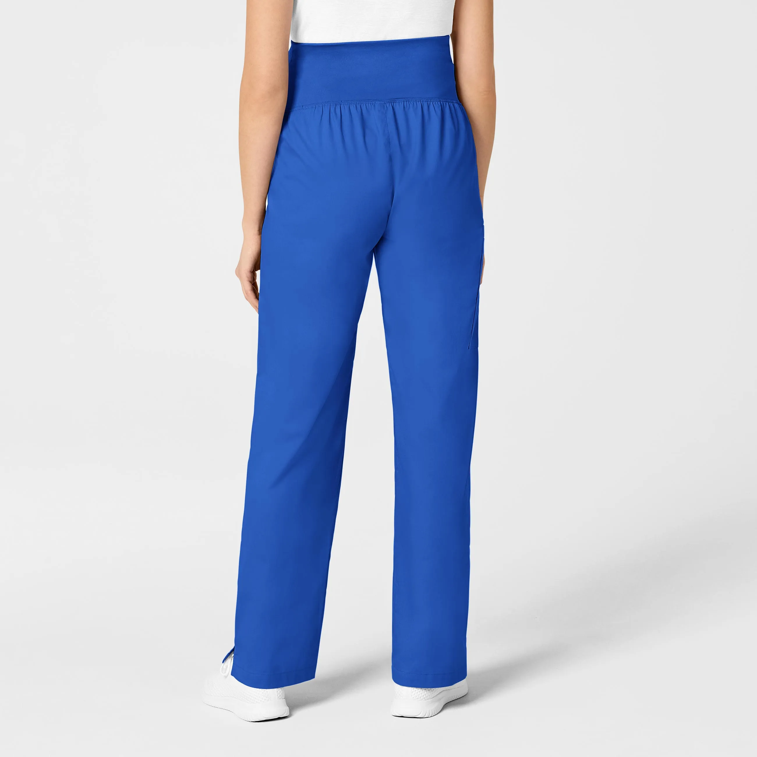 WonderWORK Maternity Cargo Scrub Pant - Royal