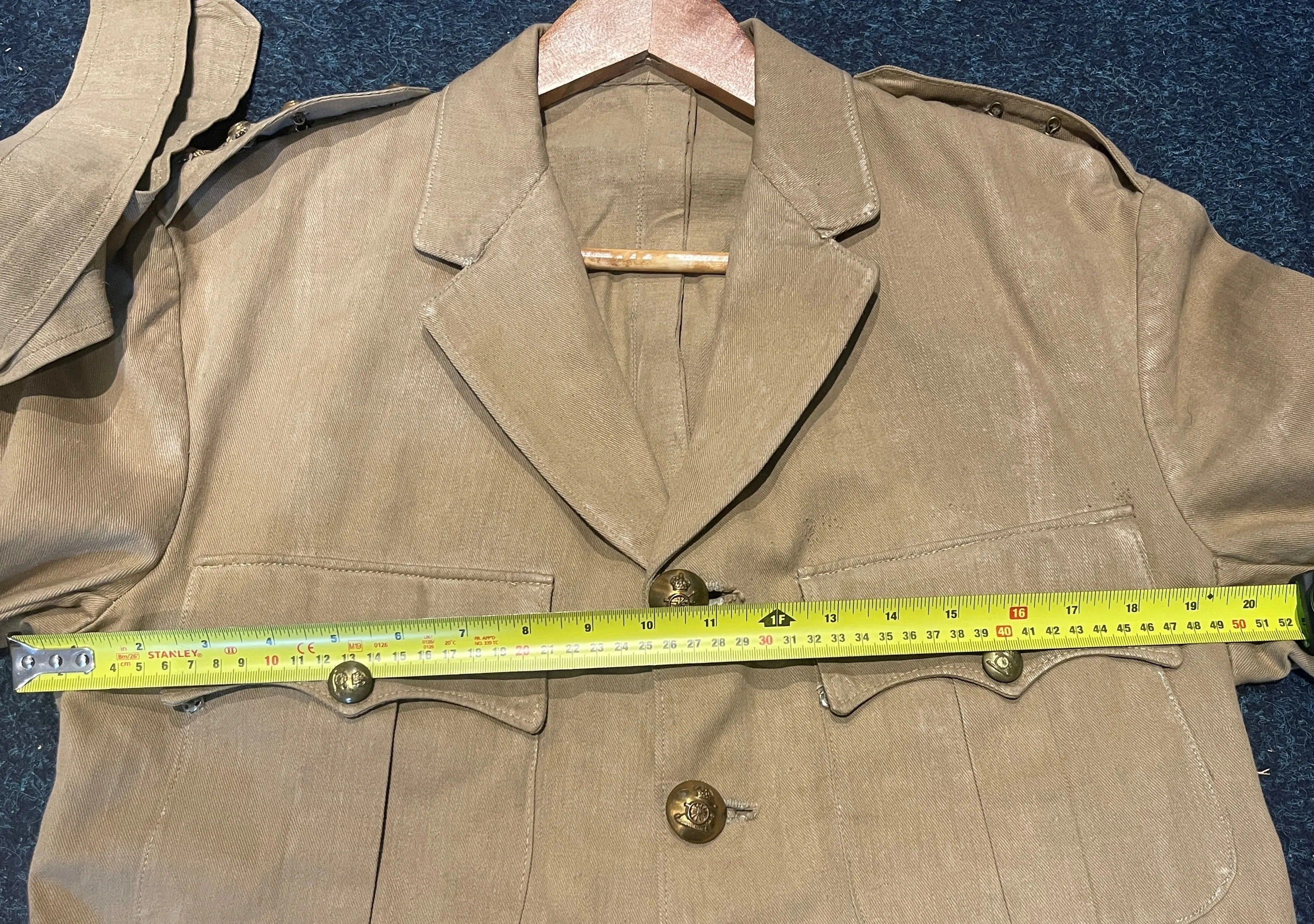 WW2 British Officers Khaki Drill Jacket