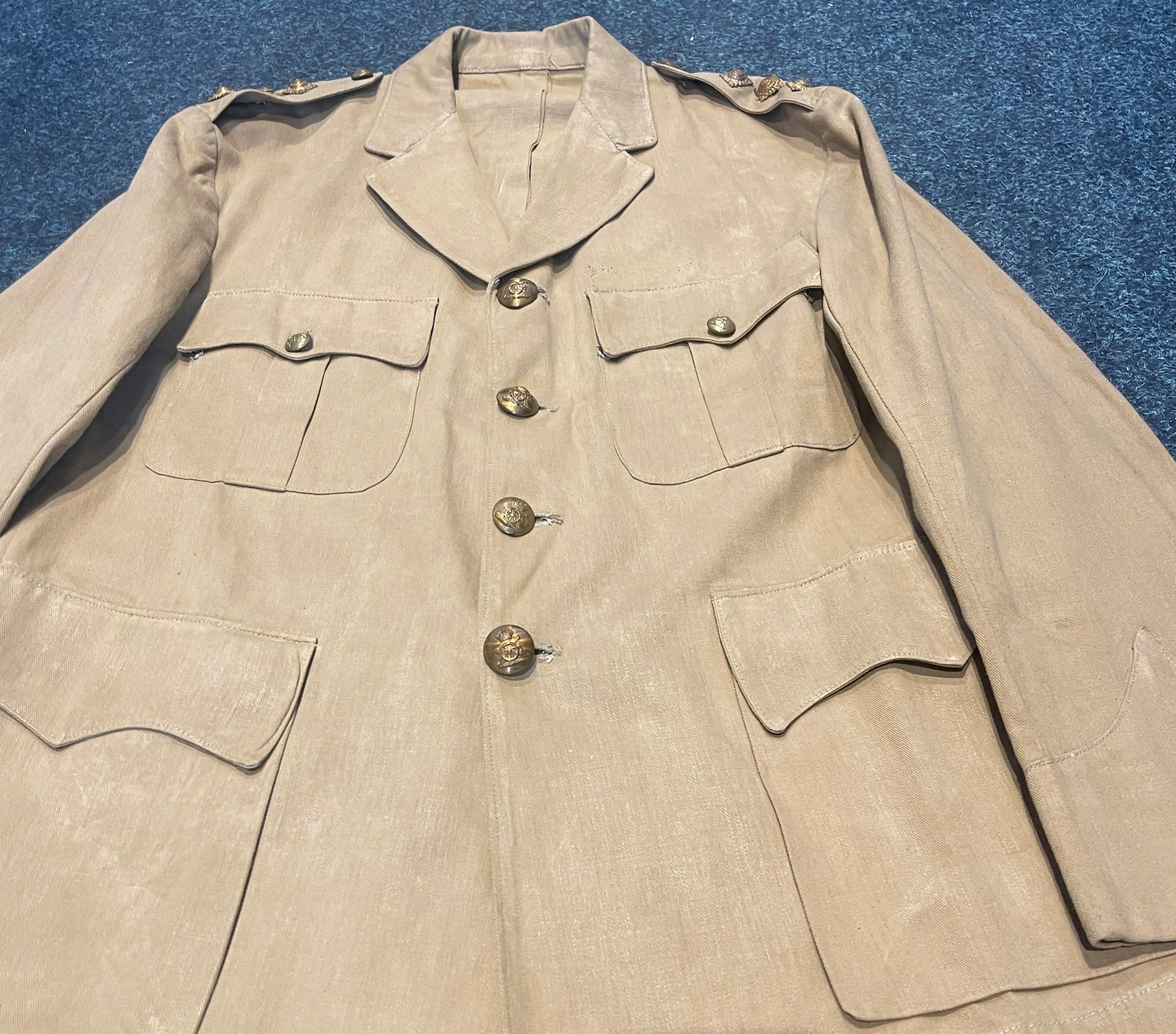 WW2 British Officers Khaki Drill Jacket