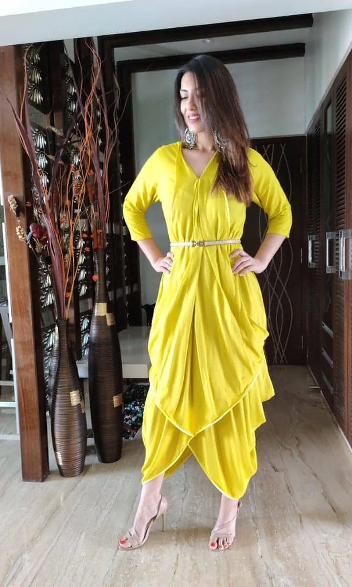 Yellow Butterfly Dress