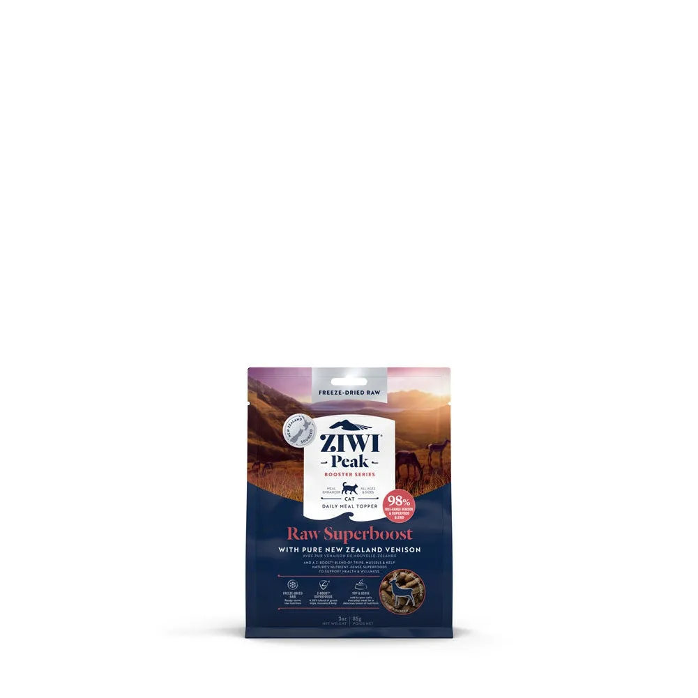 ZIWI Peak Raw Freeze Dried Superboost Venison Recipe Meal Enhancer for Cats 85g